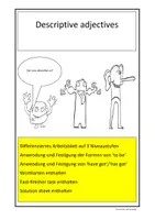 Vorschau - Arbeitsblätter - Arbeitsblatt - How to describe a monster (differenziert) - Deckblatt