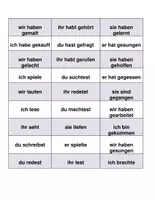 Vorschau - Arbeitsblätter - Legekarten Zeitformen - Seite 2