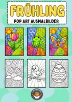 Vorschau - Mal- und Bastelvorlagen - Frühling / Ostern: Ausmalbilder Bundle (Kunst / Vertretung) - Seite 1