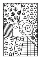 Vorschau - Mal- und Bastelvorlagen - Frühling Pop Art Ausmalbilder (Kunst / Vertretung) - Seite 3