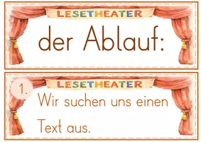 Vorschau - Arbeitsblätter - Vorlesetheater (Tafelmaterial und diff. Texte) - Seite 2