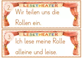 Vorschau - Arbeitsblätter - Vorlesetheater (Tafelmaterial und diff. Texte) - Seite 3
