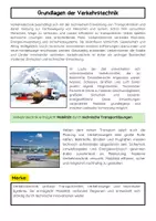 Vorschau - Arbeitsblätter - Verkehrstechnik: Schiff, Bahn, Auto und Flugzeug - Seite 1
