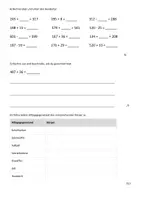 Vorschau - Klassenarbeiten - Klassenarbeit Mathematik - ZR1000, Addition/Subtraktion, Würfelnetze - Seite 1