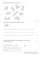 Vorschau - Klassenarbeiten - Klassenarbeit Mathematik - ZR1000, Addition/Subtraktion, Würfelnetze - Seite 2