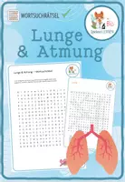 Vorschau - Arbeitsblätter - Lunge und Atmung – Wortsuchrätsel - Deckblatt