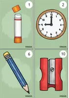 Vorschau - Arbeitsblätter - Lesespaziergang Klassenraum achtfach differenziert Pultperle - Seite 3