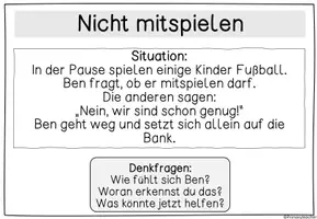 Vorschau - Unterrichtsreihen - Empathie im Schulalltag - Situationskarten mit Text- und Bildimpulsen - Seite 3