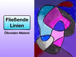 Vorschau - Stundenentwürfe - Fließende Linien mit Ölkreiden – kostenloses abstraktes Kunstprojekt (11 Seiten) - Seite 1