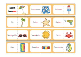Vorschau - Spiele - Sommer Domino / Lesespiel / Kl. 1/2 - Seite 3