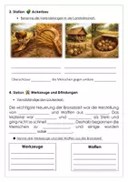 Vorschau - Arbeitsblätter - Materialpaket (Die Bronzezeit - Stationen, Arbeitsblatt, Lesetext, Bildkarten) - Seite 2
