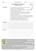 Vorschau - Stundenentwürfe - Reflexe - Lidschluss- und Kniesehnenreflex erproben (Verlaufsskizze und AB´s) - Seite 2