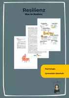 Vorschau - Arbeitsblätter - Resilienz verstehen - Begriff, Forschung und kritische Persepektive - Deckblatt