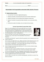 Vorschau - Klassenarbeiten - Klassenarbeit: Analyse einer Kurzgeschichte (Klasse 9) mit ausführlichem Korrekturbogen - Seite 1
