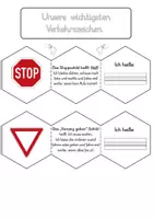 Vorschau - Stationenlernen - Verkehrserziehung Lapbook und Lernkarten - Seite 2