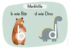 Vorschau - Arbeitsblätter - b und d Merkhilfe - Seite 3
