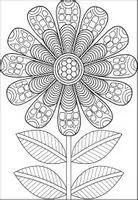 Vorschau - Mal- und Bastelvorlagen - Blume mandalas Ausmalbilder - Seite 2