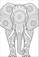 Vorschau - Mal- und Bastelvorlagen - Elefant mandalas Kunst Ausmalbilder (1.-4. Klasse) - Seite 3