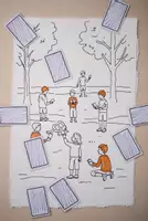 Aperçu - Préparation de séance / Séance complète - La phrase en école du dehors - Page de couverture