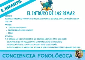 Vista previa - Unidades / Secuencias / Situaciones de Aprendizaje - ESTACIONES INFANTIL CONCIENCIA FONOLÓGICA - página 3