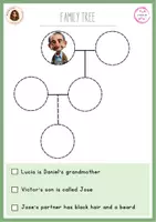 Aperçu - Feuilles d'exercices - Family tree (reading comprehension) - Page 3