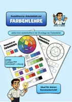 Vorschau - Arbeitsblätter - KUNST: Farbenlehre - Arbeitsblatt zum Üben/Wiederholen - Deckblatt