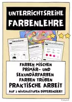 Vorschau - Unterrichtsreihen - Unterrichtsreihe Kunst: Farbenlehre - Deckblatt