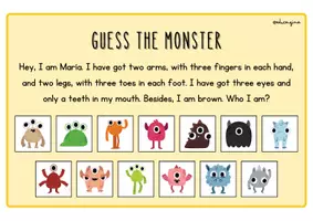 Aperçu - Jeux - Guess the monster - Page 1