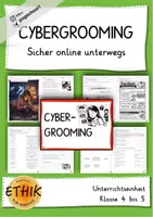 Vorschau - Unterrichtsreihen - Ethik - Cybergrooming - Deckblatt