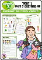 Vista previa - Unidades / Secuencias / Situaciones de Aprendizaje - Grammar 3 (Unit 3: Dressing up) - Portada