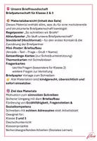 Vorschau - Arbeitsblätter - Briefpartnerschaft für Klasse 2 bis 4 - Seite 1
