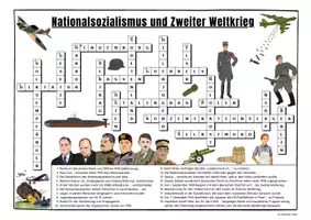 Vorschau - Arbeitsblätter - Nationalsozialismus und Zweiter Weltkrieg (Kreuzworträtsel) - Seite 2