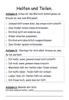 Vorschau - Stundenentwürfe - Klasse 1/2 Religion, Ethik, Philosophie: Helfen & Teilen - Seite 2