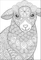 Vorschau - Mal- und Bastelvorlagen - Schaf Mandalas Ausmalbilder für Klassen 1–6 - Seite 3