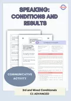 Vista previa - Juegos / Gamificación - ESL Conditionals. Speaking game.C1 Advanced - Portada