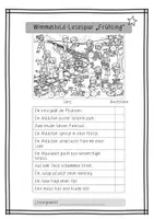 Vorschau - Arbeitsblätter - Frühling: Wimmelbild-Lesespur (3-fach diff.) - Deutsch - Kl. 2 - Seite 3