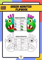 Vista previa - Hojas de trabajo - Green Monster Storytime Flipbook - Portada
