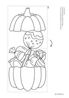 Vorschau - Mal- und Bastelvorlagen - Halloween basteln - Kurbisse - Kunst - Seite 2