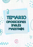 Vista previa - Para docentes: organización, planificación y formación - Temario completo Inglés Oposiciones Maestros (25 temas) - Portada