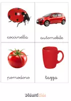 anteprima - Materiale di supporto/inclusione - Nomenclature Montessoriane - Colori e Colori - Pagina 2