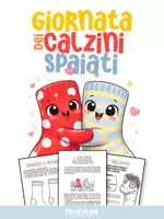 anteprima - Materiale interattivo - Giornata dei Calzini Spaiati - Attività - Pagina di copertina
