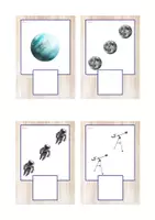 Vista previa - Tarjetas / Manipulativos - Grafía de cantidades 1-3 (universo) - Portada