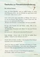 Vorschau - Fördermaterial/Inklusion - Geschichten zur Konzentrationsförderung - mit Quizfragen - Seite 3