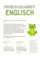 Vorschau - Arbeitsblätter - 2.Englisch-Probeschularbeit - 1.Klasse Mittelschule - Seite 1