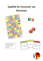 Vorschau - Spiele - Spielfeld Grammatik und Wortschatz (Französisch) - Deckblatt