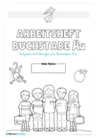 Vorschau - Arbeitsblätter - Buchstabe A / a (30 Arbeitsblätter) - Seite 1