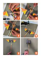 Vorschau - Mal- und Bastelvorlagen - Bastelvorlage Vogel mit bewegbaren Flügeln - Werken Kunst - Seite 3