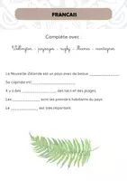 Aperçu - Feuilles d'exercices - La Nouvelle Zélande - Livret d'activités - Page 3