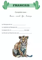 Aperçu - Feuilles d'exercices - Le Mexique - Livret d'activités - Page 3