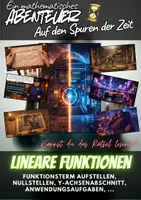 Vorschau - Spiele - Lineare Funktionen - Auf den Spuren der Zeit - Ein mathematisches Abenteuer - Deckblatt